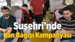 Suşehri’nde Kan Bağışı Kampanyası