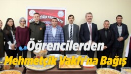 Öğrencilerden Mehmetçik Vakfı’na Bağış