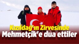 Kızıldağ’ın Zirvesinde Mehmetçik’e Dua Ettiler