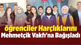 Öğrenciler Harçlıklarını Mehmetçik Vakfı’na Bağışladı