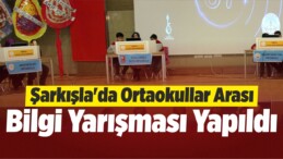 Şarkışla’da Ortaokullar Arası Bilgi Yarışması Yapıldı