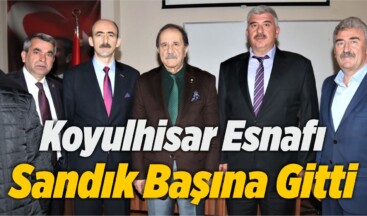 Koyulhisar Esnafı Sandık Başına Gitti