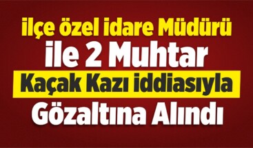 Kangal Özel İdare Müdürü Gözaltına Alındı