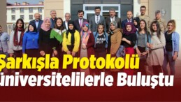 Şarkışla Protokolü Üniversitelilerle Buluştu