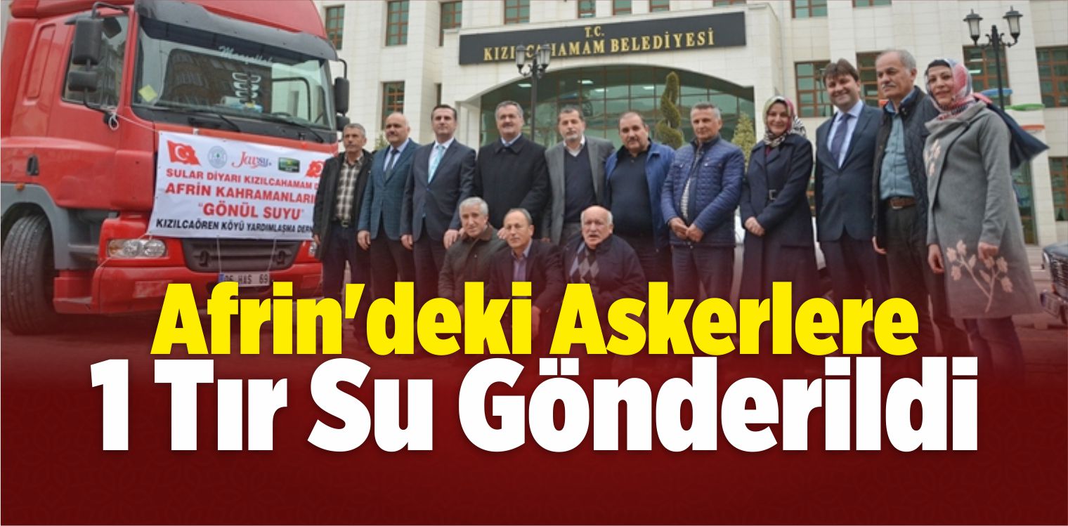 Su Gönderildi