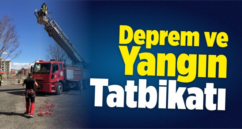 Suşehri’nde Deprem Ve Yangın Tatbikatı