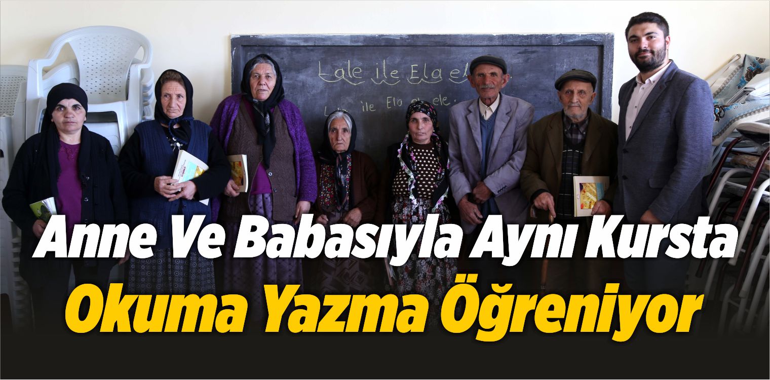 Anne Ve Babasıyla Aynı Kursta Okuma Yazma Öğreniyor - Büyük Sivas Haber ...