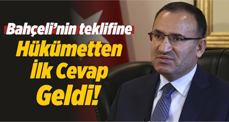 Bahçeli’nin Teklifine Hükümetten İlk Cevap Geldi!