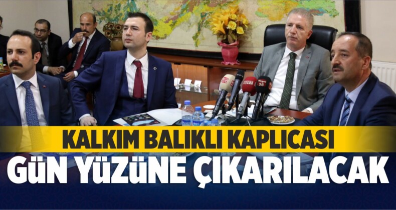 Kalkım Balıklı Kaplıcası Gün Yüzüne Çıkarılacak