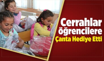 Cerrahlar Öğrencilere Çanta Hediye Etti