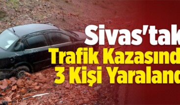 Koyulhisar’da Trafik Kazası: 3 Yaralı