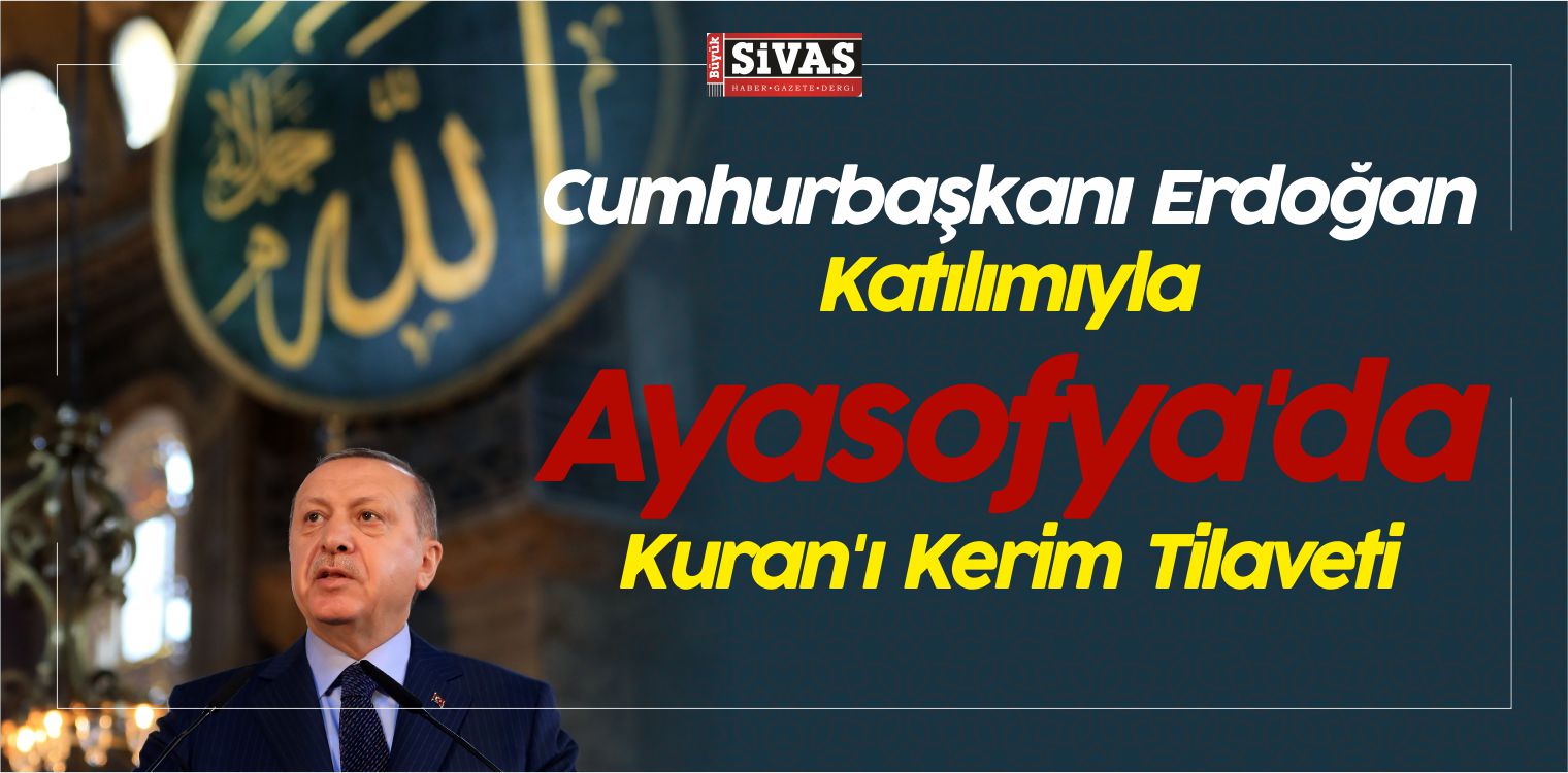Ayasofya'da Kuran'ı Kerim