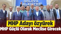 MHP Adayı Özyürek, “MHP Güçlü Olarak Meclise Girecek”