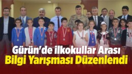 Gürün’de İlkokullar Arası Bilgi Yarışması