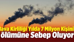 Hava Kirliliği Yılda 7 Milyon Kişinin Ölümüne Sebep Oluyor