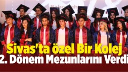 Sivas’ta Öğrencilerin Mezuniyet Heyecanı