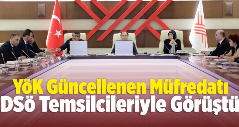 YÖK, Güncellenen Müfredatı DSÖ Temsilcileriyle Görüştü