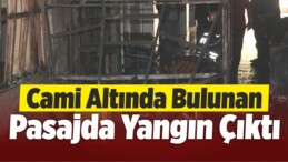 Cami Altında Bulunan Pasajda Çıkan Yangın Söndürüldü