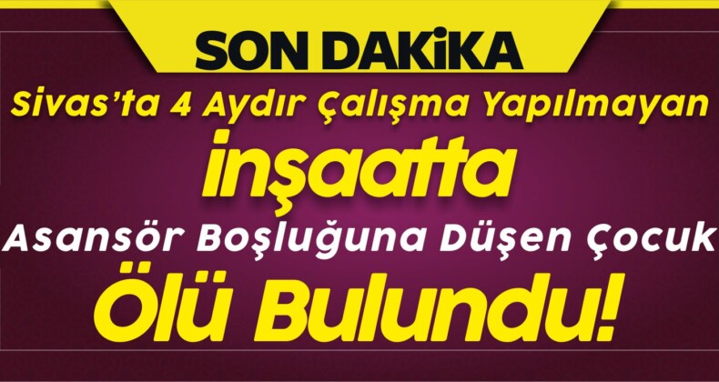 Bir İnşaatın 5. Katından Düşen Çocuk Hayatını Kaybetti