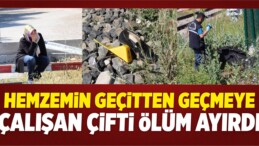 Hemzemin Geçitten Geçmeye Çalışan Çifti Ölüm Ayırdı