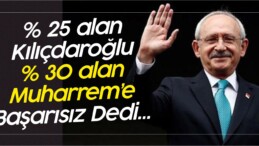 Kemal Kılıçdaroğlu, Muharrem İnce’ye “Başarısız” Dedi