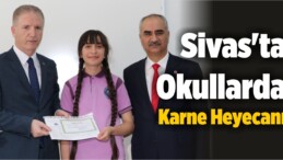 İlköğretim ve Ortaöğretim Okullarında Okuyan Öğrenciler Karne Aldı