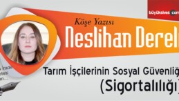 Tarım İşçilerinin Sosyal Güvenliği (Sigortalılığı)