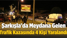 Şarkışla’da Meydana Gelen Trafik Kazasında 4 Kişi Yaralandı