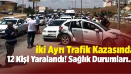 Kırıkkale’de Trafik Kazaları: 12 Yaralı