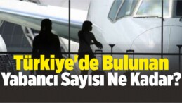 Türkiye’de Bulunan Yabancı Sayısı 713 Bin 675 Oldu