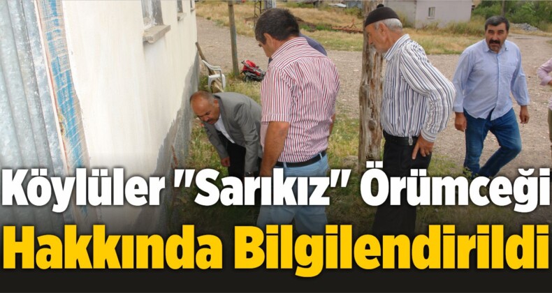 Köylüler “Sarıkız” Örümceği Hakkında Bilgilendirildi