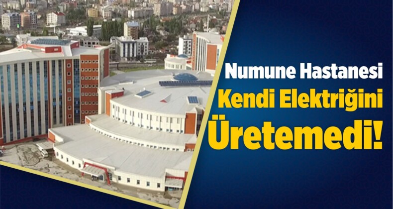 Numune Hastanesi Kendi Elektriğini Üretemedi!