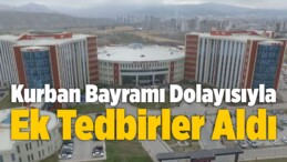 Numune Hastanesi Kurban Bayramı Dolayısıyla Ek Tedbirler Aldı