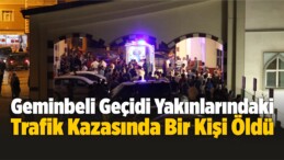 Geminbeli Geçidi Yakınlarındaki Trafik Kazasında Bir Kişi Öldü