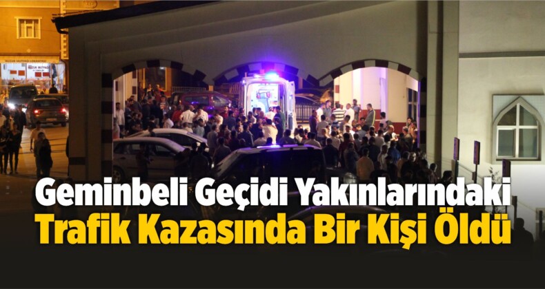 Geminbeli Geçidi Yakınlarındaki Trafik Kazasında Bir Kişi Öldü