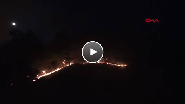 Sivas ta Ormanlık Alanda Çıkan Yangın, Yerleşim Yerlerini Tehdit Ediyor