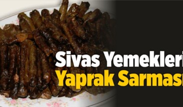 Sivas Yemekleri! Yaprak Sarması!