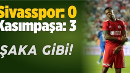 Sivasspor Evinde Kasımpaşa’ya 3-0 Mağlup Oldu