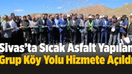 Sıcak Asfalt Yapılan Grup Köy Yolu Hizmete Açıldı