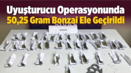 Uyuşturucu Operasyonunda 50,25 Gram Bonzai Ele Geçirildi