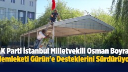 AK Parti Milletvekili Boyraz Memleketi Gürün’e Desteklerini Sürdürüyor