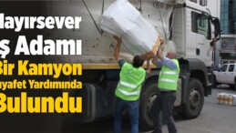 Hayırsever İş Adamı Bir Kamyon Kıyafet Yardımında Bulundu