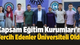 Kapsam Eğitim Kurumları’nı Tercih Eden Öğrenciler Üniversiteli Oldu