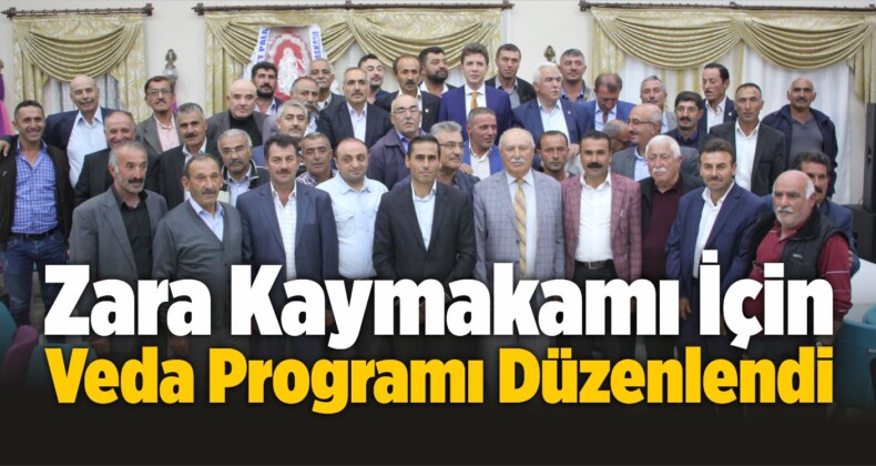 Yunus Kızılgüneş İçin Veda Programı Düzenlendi