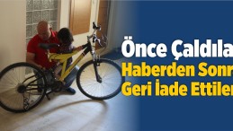 Tv’de Kendilerini İzleyince Çaldıkları Bisikleti İade Ettiler