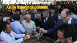 Suşehri Belediyesi Vatandaşlara Aşure İkramında Bulundu