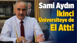 Sami Aydın İkinci Üniversiteye de El Attı!