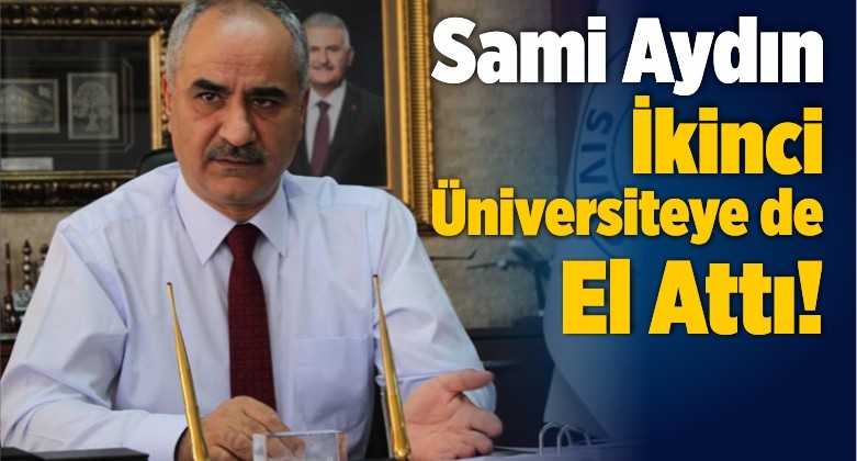 Sami Aydın İkinci Üniversiteye de El Attı!