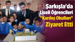 Şarkışla’da Liseli Öğrencileri “Kardeş Okulları” Ziyaret Etti