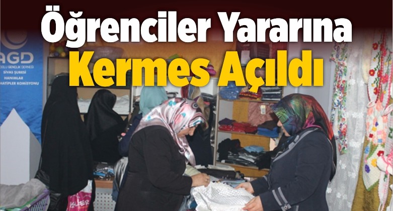 Öğrenciler Yararına Kermes Açıldı